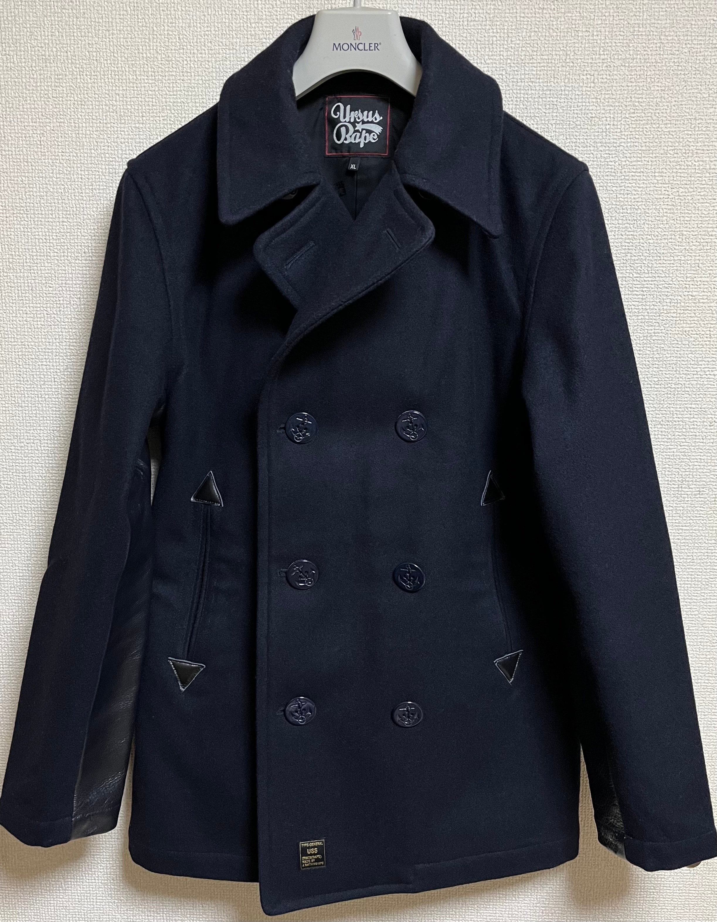 A BATHING APE / URSUS BAPE メルトン ピーコート