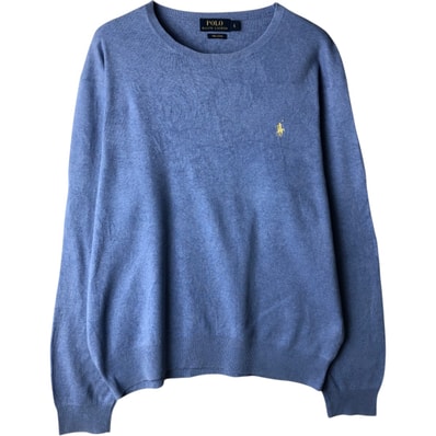 古着 ラルフローレン Ralph Lauren POLO RALPH LAUREN PIMA COTTON ピマコットンニットセーター メンズL相当/eaa637237