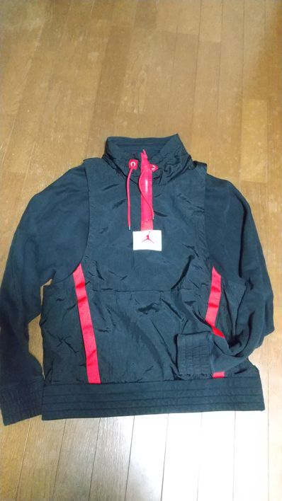 Air Jordan x Union NRG Vault AJ Flight 1/2 Zip Jacket "Black"