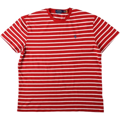 古着 ラルフローレン Ralph Lauren POLO RALPH LAUREN CLASSIC FIT 半袖 ボーダーTシャツ メンズL相当/eaa672094