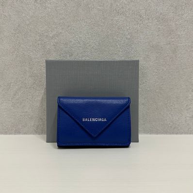 BALENCIAGA Papier Mini Wallet "Royalblue"