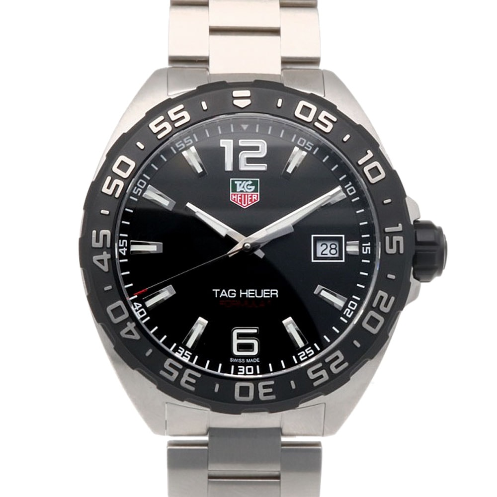 タグホイヤー フォーミュラ1 腕時計 時計 ステンレススチール WAZ1110 クオーツ メンズ 1年保証 TAG HEUER 中古