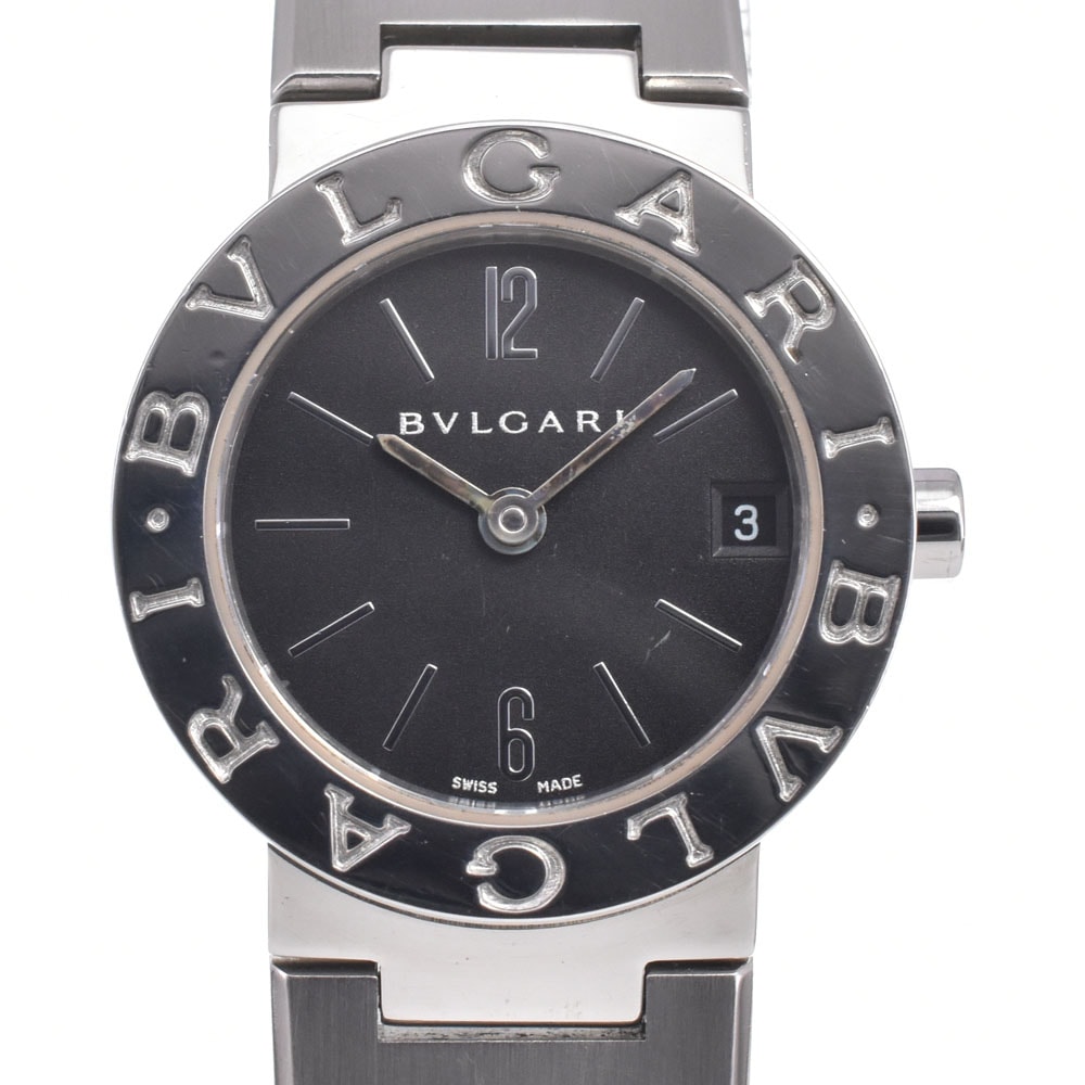 ブルガリ BVLGARI BB23SS ブルガリブルガリ ブラック クォーツ レディース 良品 腕時計 G#149904