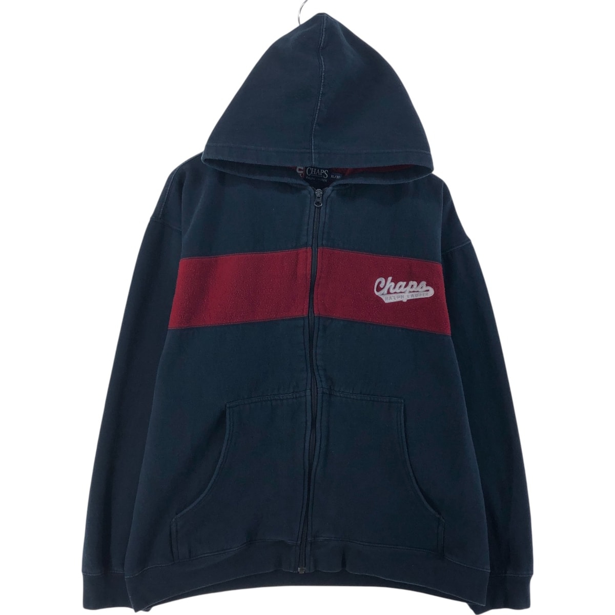 古着 ラルフローレン Ralph Lauren CHAPS チャップス スウェットフルジップパーカー メンズXL相当/eaa525050