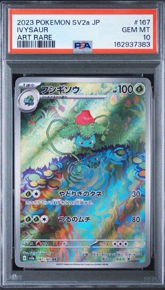 PSA10 フシギソウ AR SV2a ポケモンカード151 167/165 フシギソウ AR[SV2a 167/165](強化拡張パック「ポケモンカード151