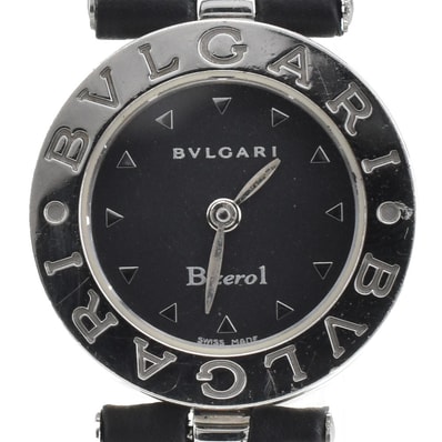 値下 ブルガリ BVLGARI BZ22S B.zero1 SS/レザー クォーツ レディース 良品 □#143344