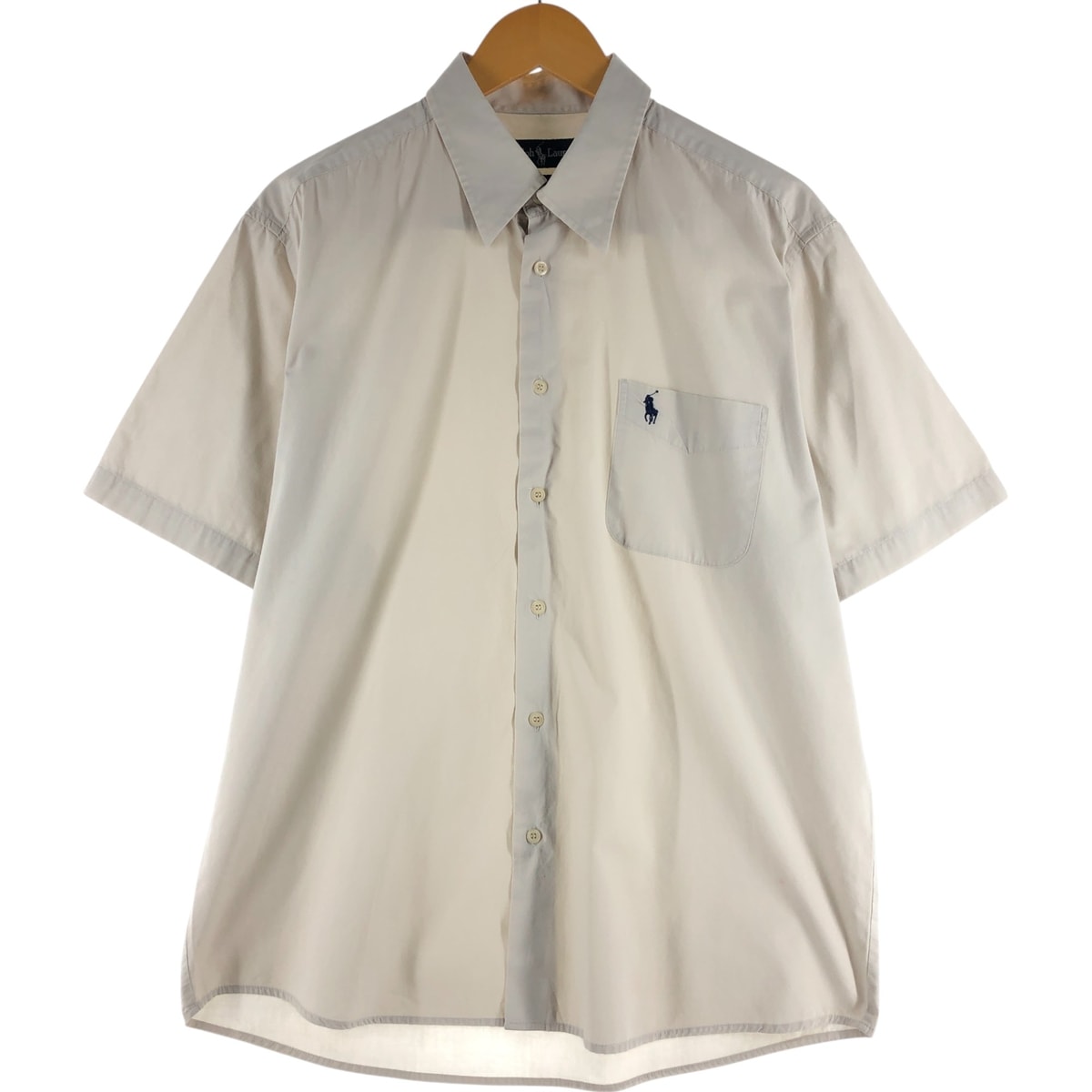 古着 ラルフローレン Ralph Lauren 半袖 ボタンダウンシャツ メンズL相当/eaa533015