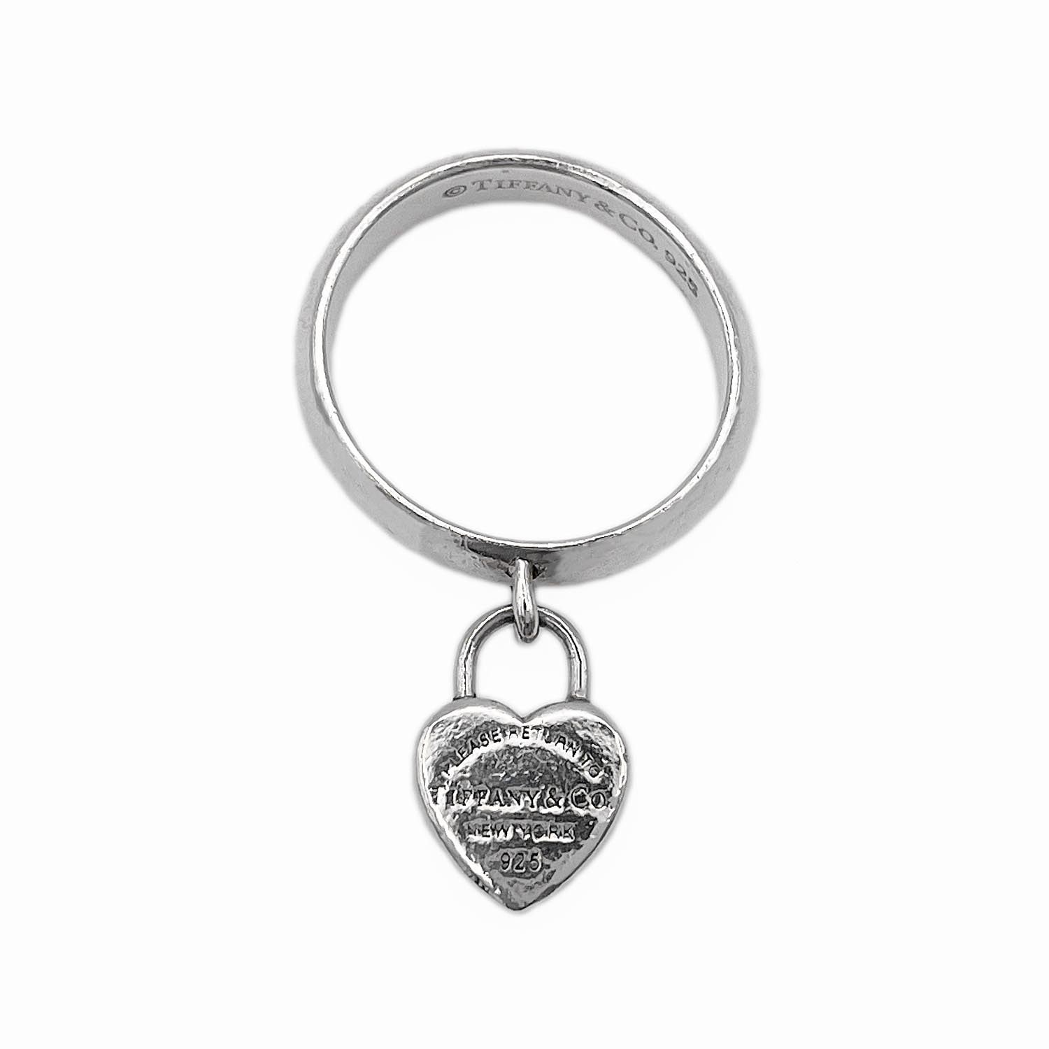 TIFFANY&Co. ティファニー リターントゥ ハートロック リング・指輪
 SV925 10号 10号 シルバー レディース
 【中古】