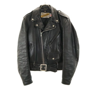 schott ショット 80s 90s オールド USA製 ダブルライダースジャケット 38 ブラック