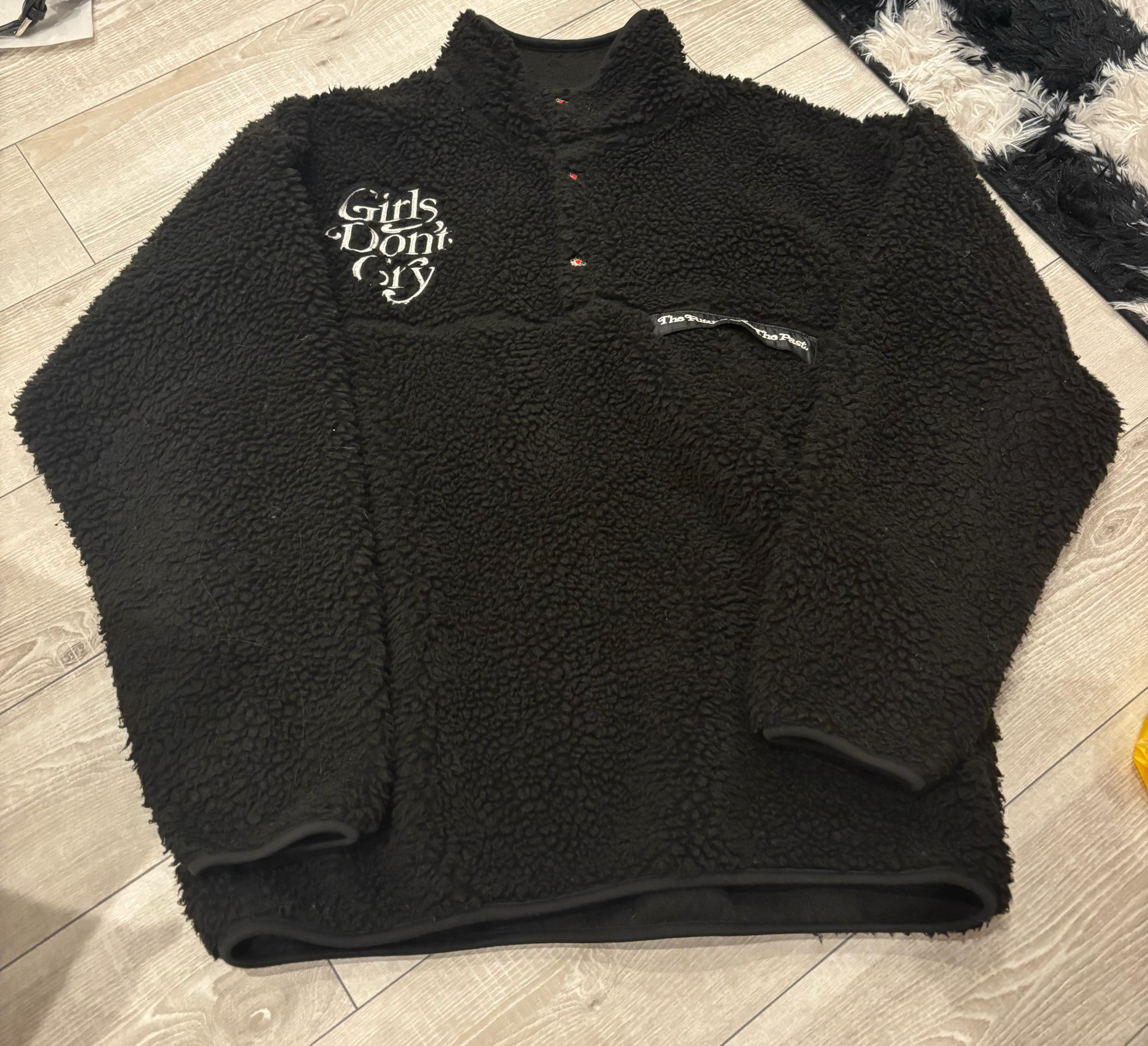HUMAN MADE Girls Don ’t Cry fleece jacket "Black" / VERDY