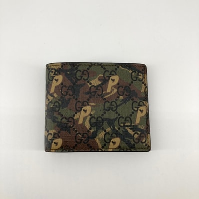 GUCCI(グッチ) ×PALACE SKATEBOARDSコラボ パレス グッチ 723149 二つ折り財布 迷彩