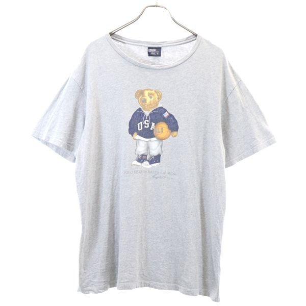 POLO RALPH LAUREN ポロラルフローレン 90s ポロベア 半袖 Tシャツ M グレー