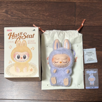 POP MART THE MONSTERS (LABUBU) Have a Seat Plush Series ZIZI