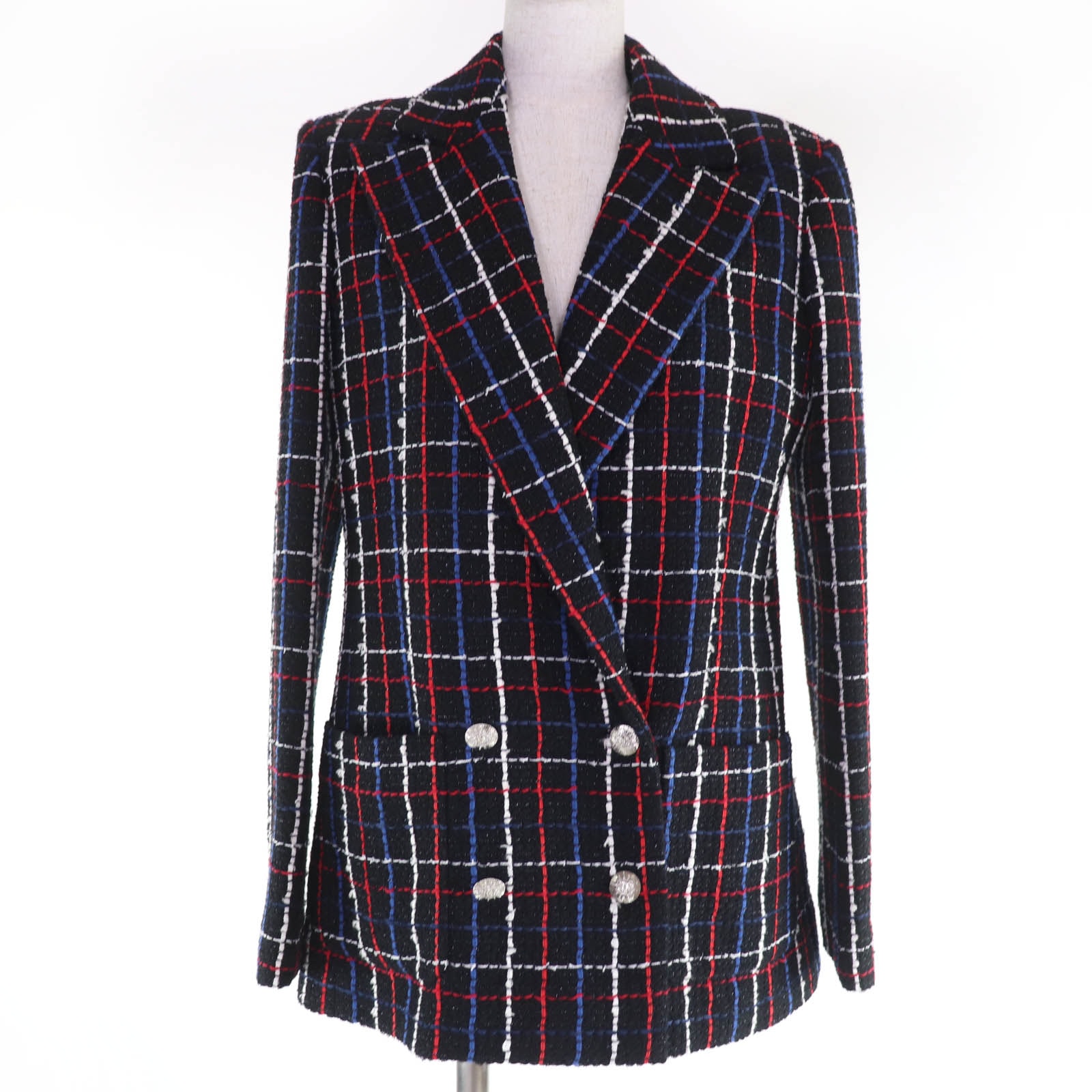 極美品 シャネル ジャケット マルチ レディース 38 P77209V68829