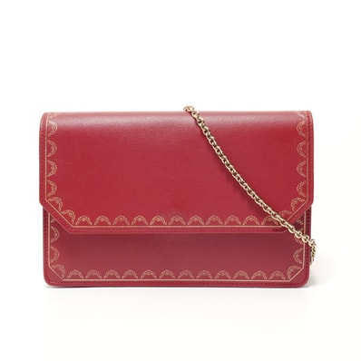 カルティエ CARTIER ガーランドドゥ チェーンウォレット ショルダーバッグ【中古】