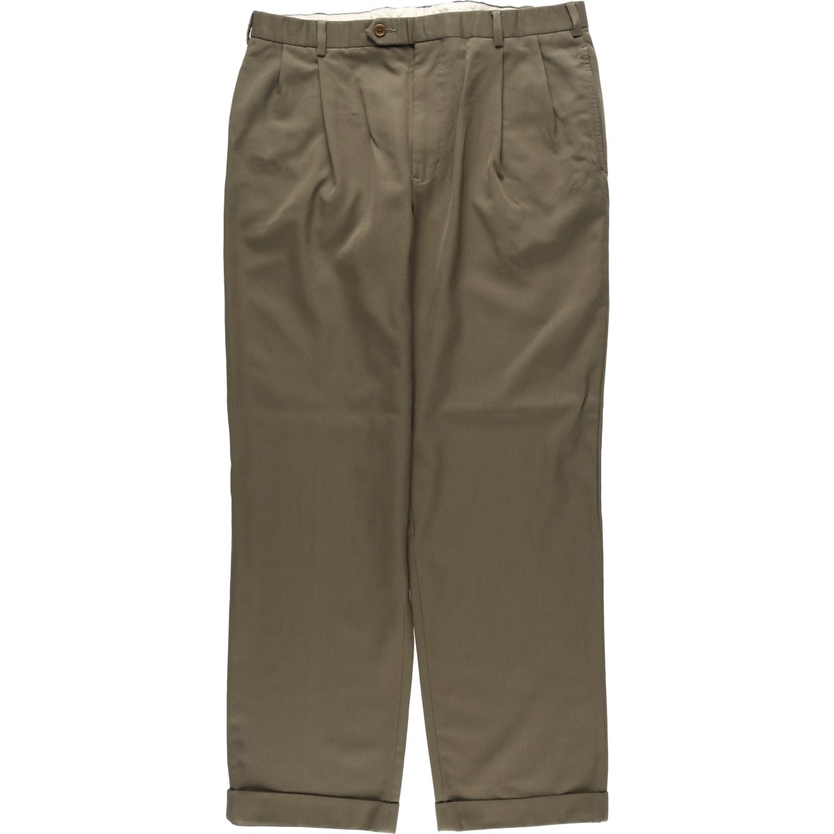 古着 ブルックスブラザーズ Brooks Brothers 346 ツータック ウールパンツ スラックス メンズw36相当/eaa634066