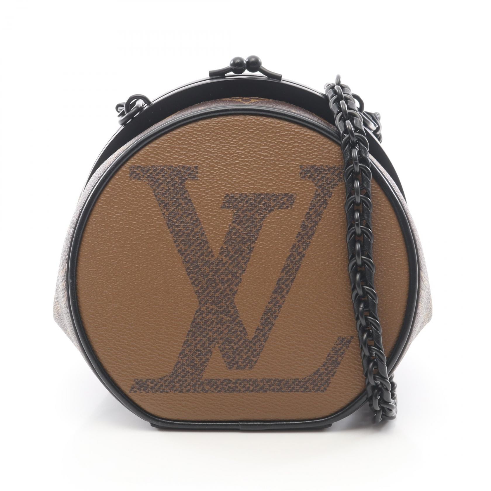 ルイ・ヴィトン LOUIS VUITTON ブルシコBC ショルダーバッグ バッグ PVCコーティングキャンバス モノグラム・ジャイアントリバース レディース ブラウン系 M45280 【中古】