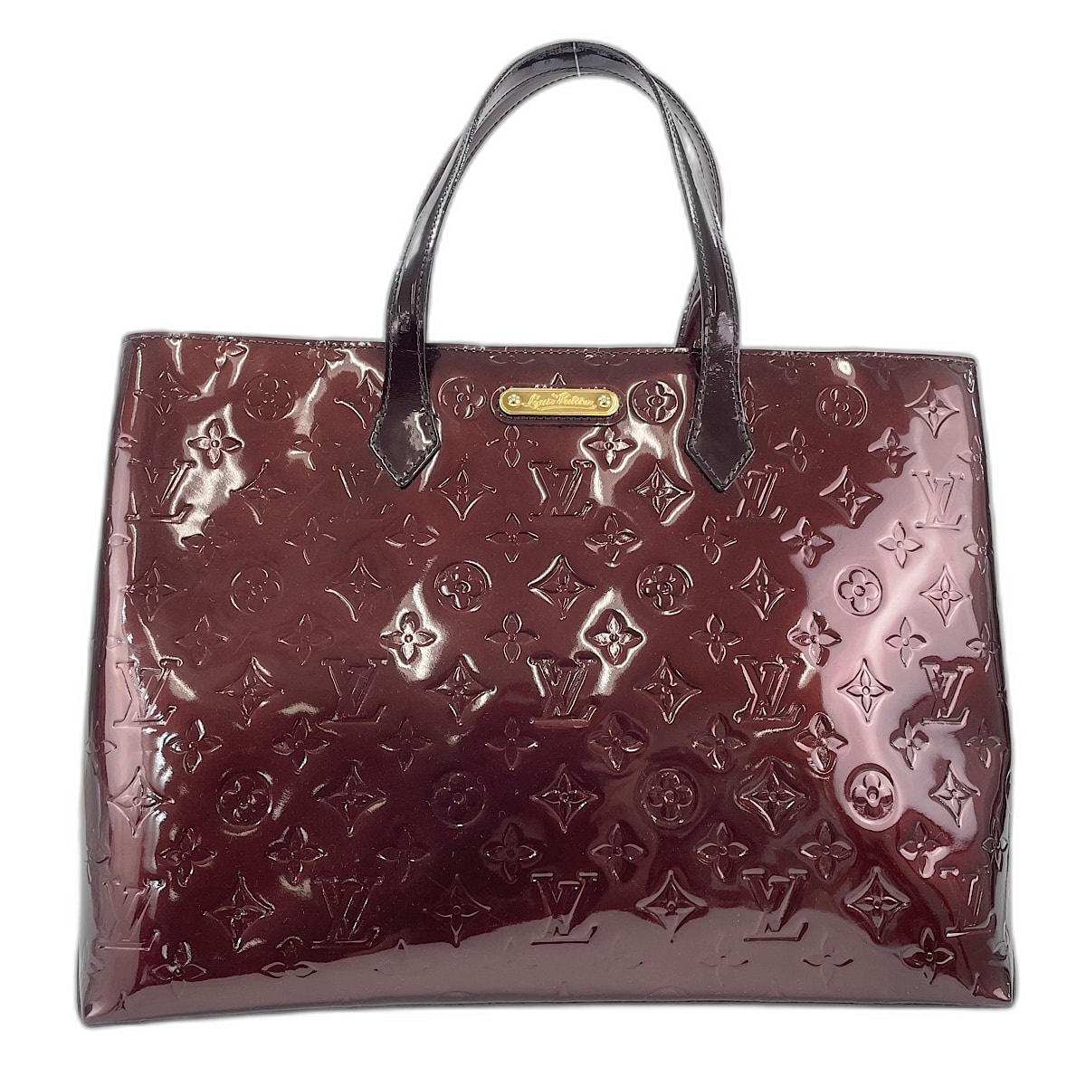 ヴィトン LV ウィルシャー PM ハンドバッグ ヴェルニ【中古】