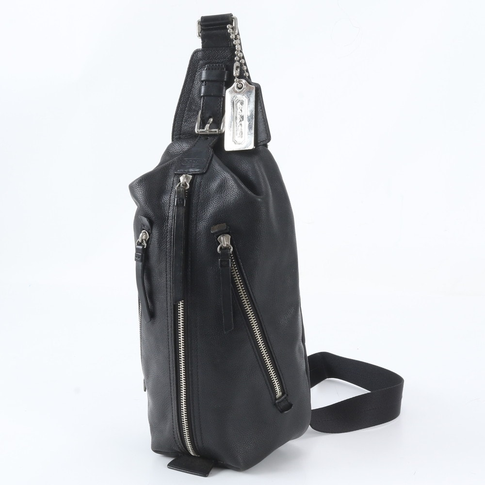■美品 コーチ70360 ボディバッグ レザー