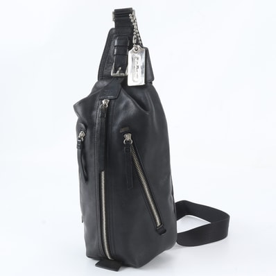 ■美品 コーチ70360 ボディバッグ レザー
