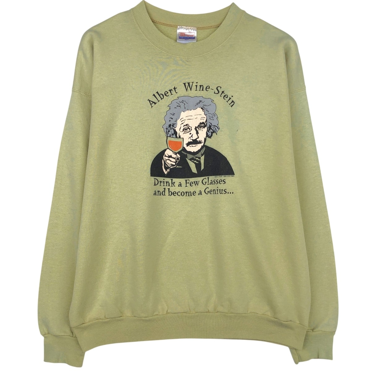 古着 90年代 ヘインズ Hanes パロディ プリントスウェットシャツ トレーナー メンズL相当/eaa629876