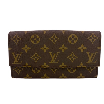 ルイヴィトン LOUIS VUITTON 長財布 モノグラム ブラウン