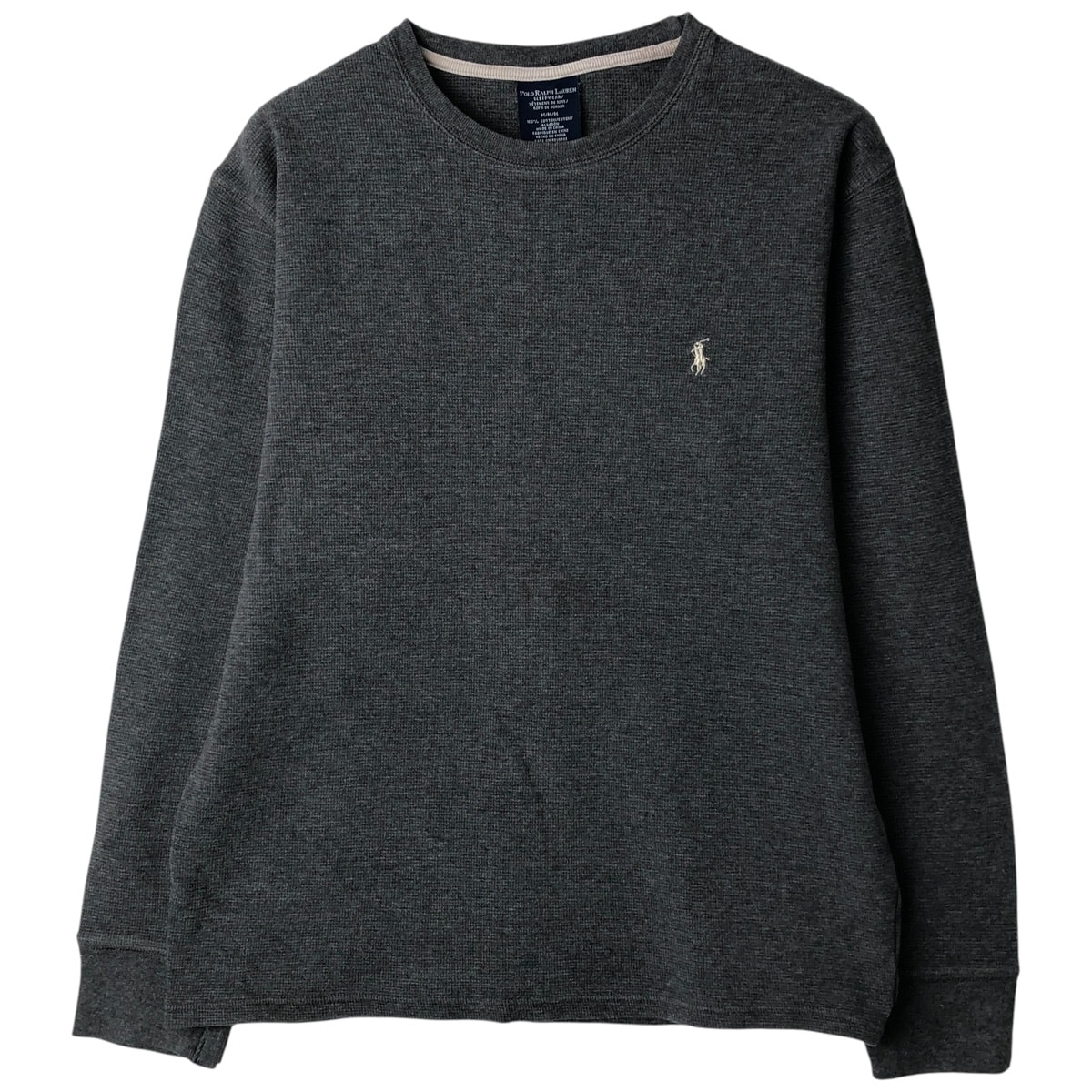 古着 ラルフローレン Ralph Lauren POLO RALPH LAUREN SLEEPWEAR サーマルロングTシャツ メンズM相当/eaa616141