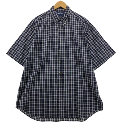 古着 ラルフローレン Ralph Lauren RALPH LAUREN GOLF TILDEN 半袖 ボタンダウン チェックシャツ メンズXL相当/eaa555811