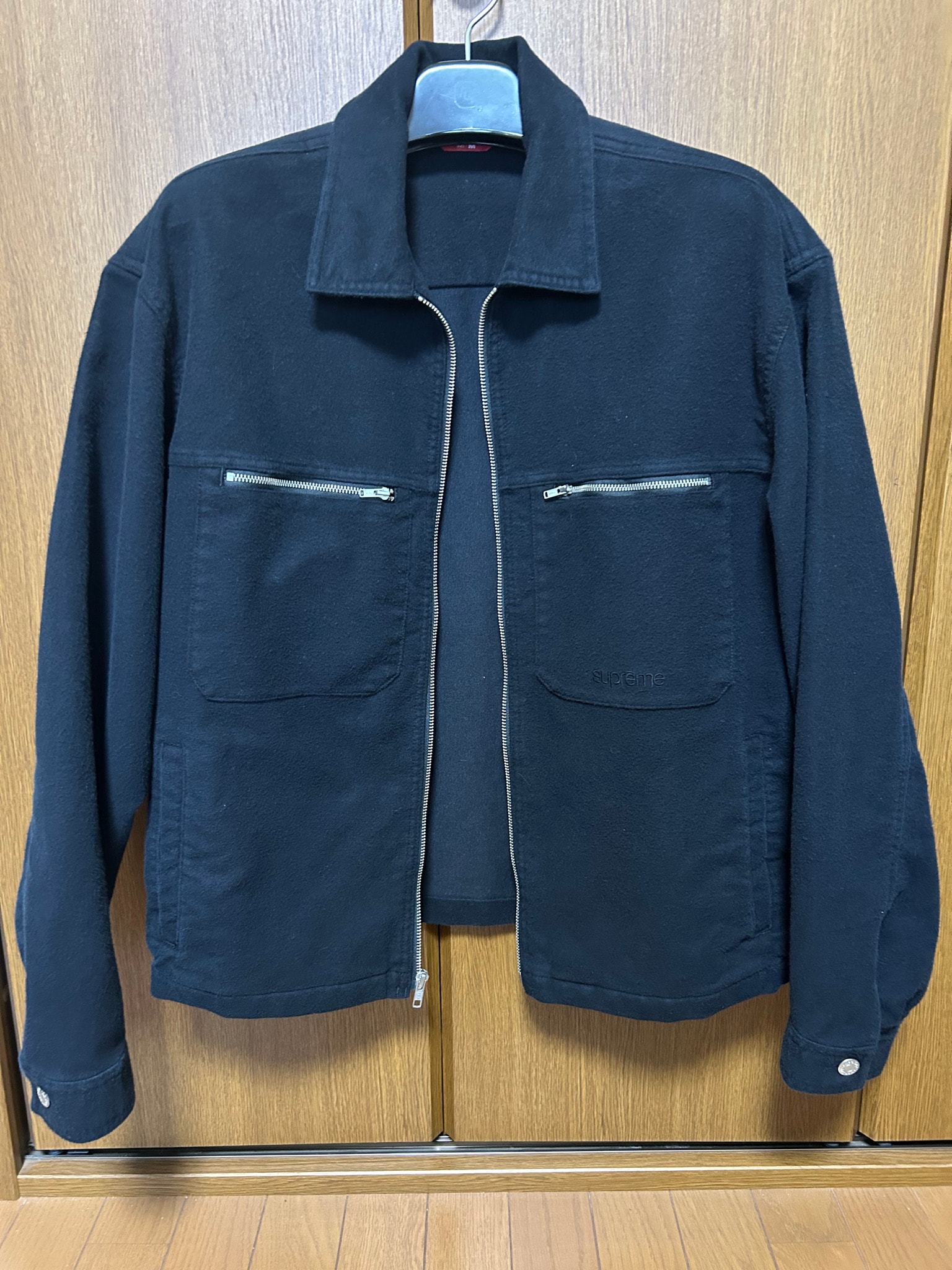 Supreme Moleskin Work Jacket "Black"