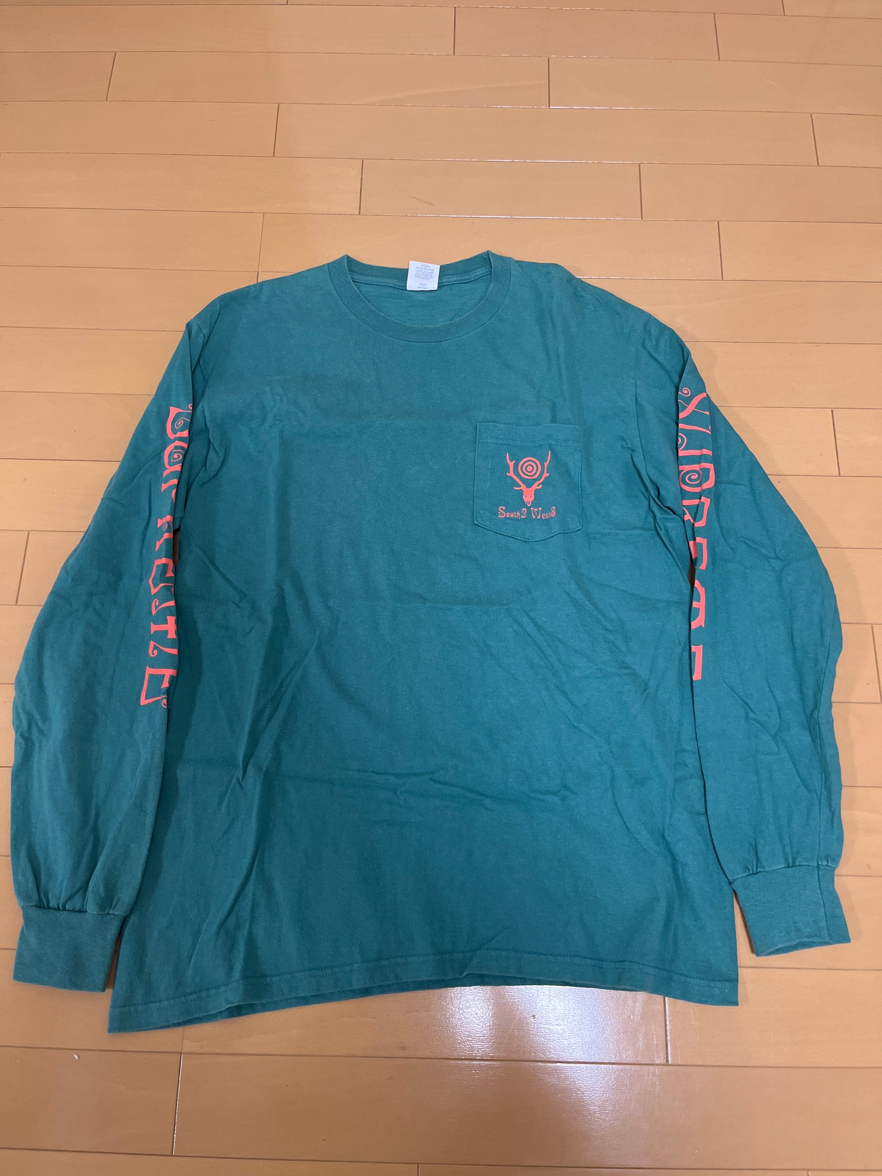 Supreme / SOUTH2 WEST8 L/S Pocket Tee "Green"