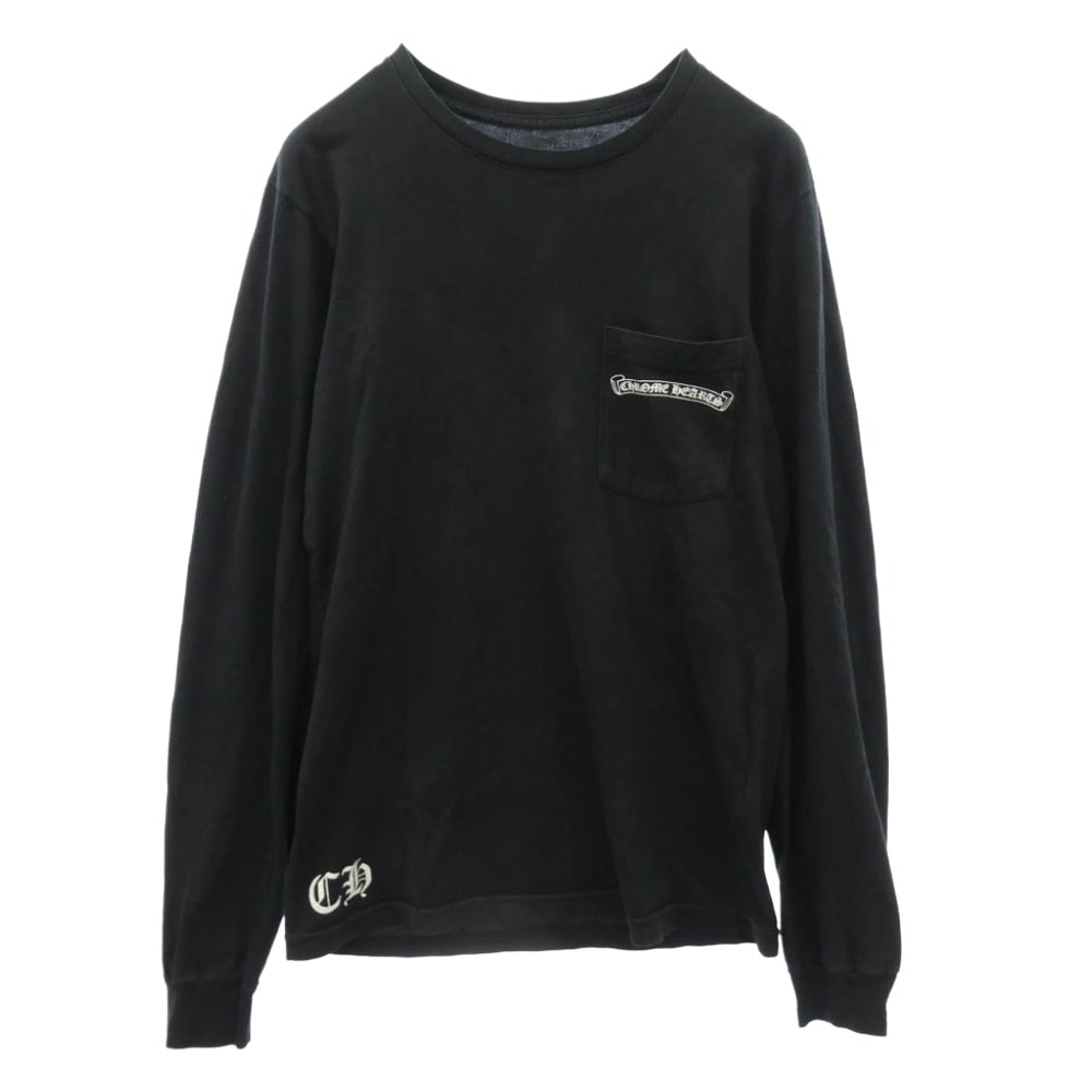 クロムハーツ スクロールロゴ ロングスリーブ Tシャツ 