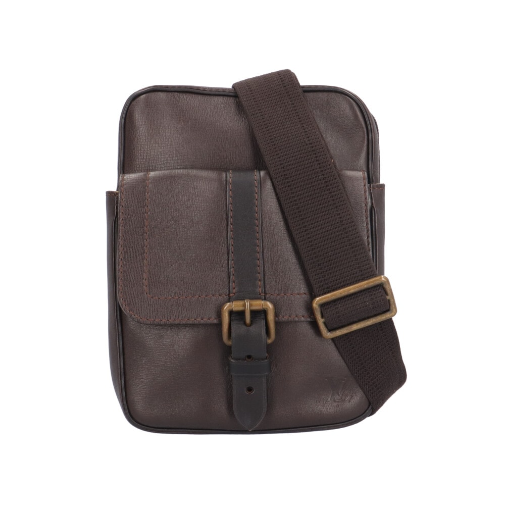 ルイヴィトン イロクワ ユタ ショルダーバッグ M92534 ブラウン メンズ LOUIS VUITTON  中古