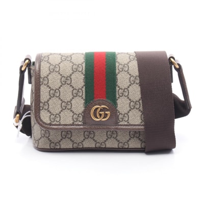 グッチ GUCCI オフィディア GGスプリーム ショルダーバッグ バッグ PVCコーティングキャンバス レザー レディース ベージュ系 / ブラウン系 838599FAEOF9745 【新品】
