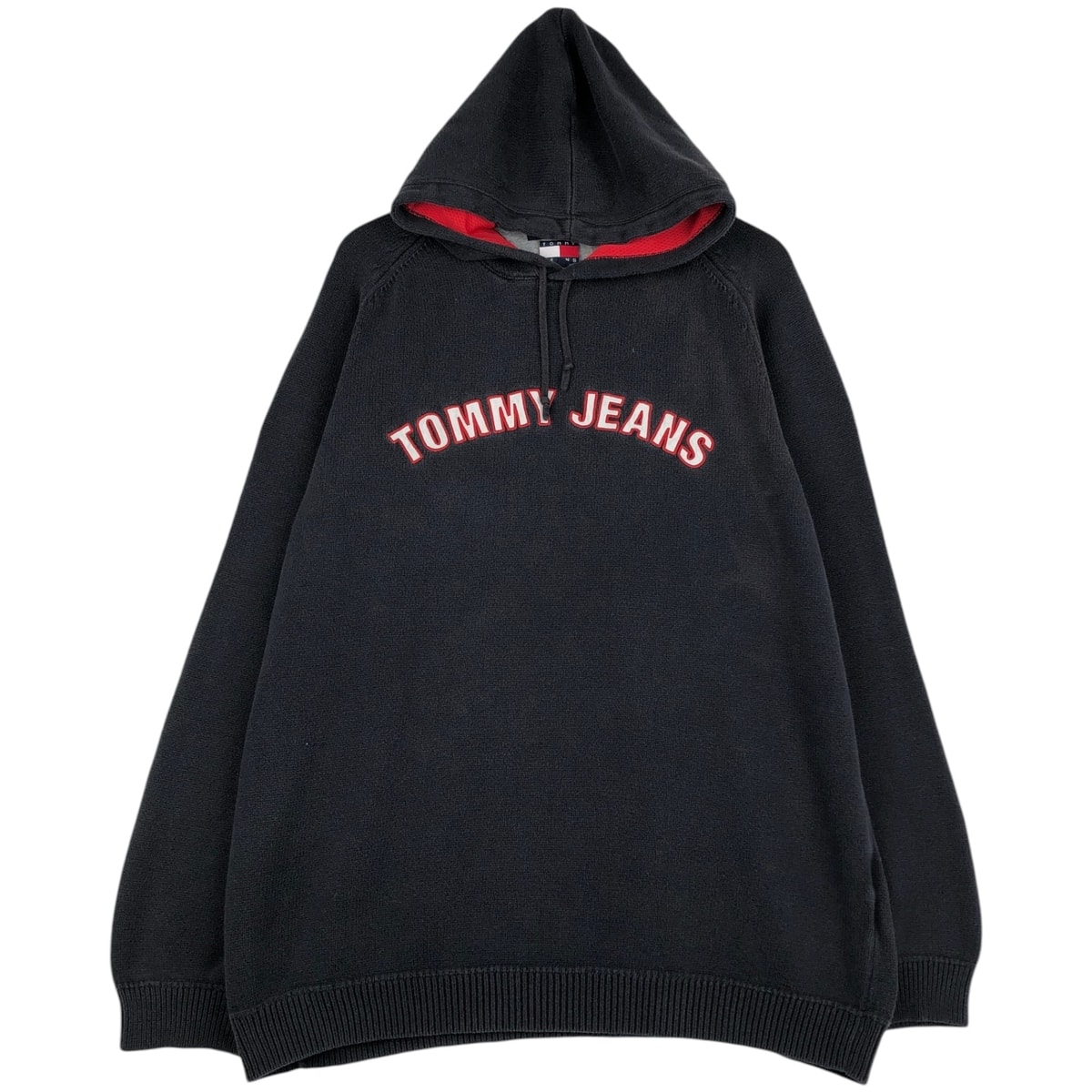 古着 トミーヒルフィガー TOMMY HILFIGER コットンニットパーカー メンズXXL相当/eaa643244