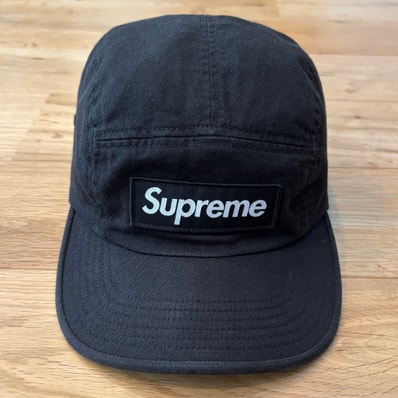 Supreme Military Camp Cap ブラック 黒 ボックスロゴ キャップ ミリタリー シュプリーム
