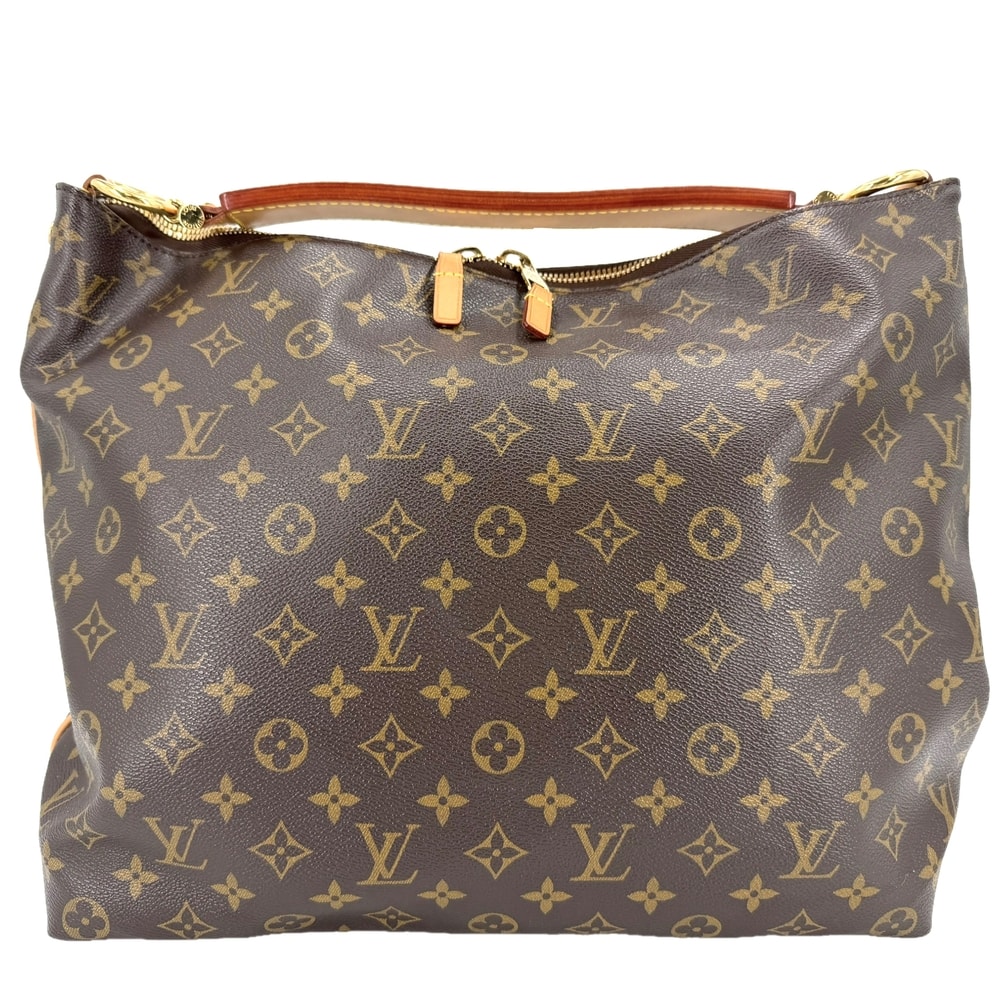 LOUIS VUITTON ルイヴィトン ハンドバッグ シュリMM 肩掛け M40587 モノグラムキャンバス ブラウン 茶 ゴールド金具 レディース【中古品】