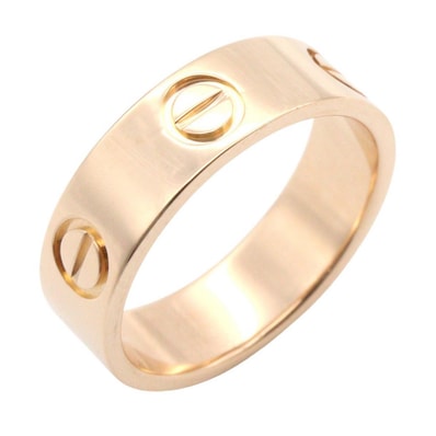 カルティエ CARTIER ラブリング リング・指輪 ジュエリー K18PG(ピンクゴールド) メンズ レディース ゴールド系 【中古】