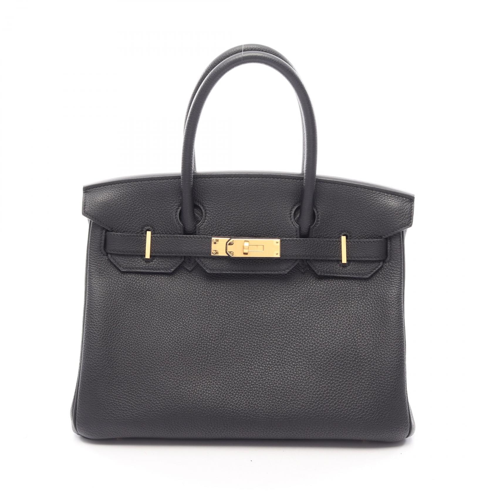 エルメス HERMES バーキン30 ハンドバッグ バッグ レザー トゴ トゴ ブラック(エルメス) X刻印(2016年製造) レディース ブラック系 【中古】