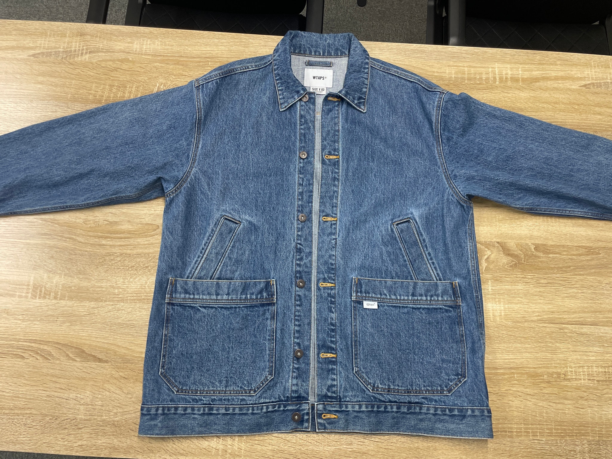 WTAPS DD / Jacket / Cotton. Denim "Indigo"