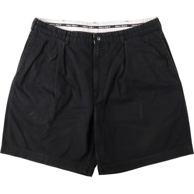 古着 ラルフローレン Ralph Lauren POLO GOLF ポロゴルフ ツータック チノショーツ ショートパンツ メンズw37相当/eaa661850