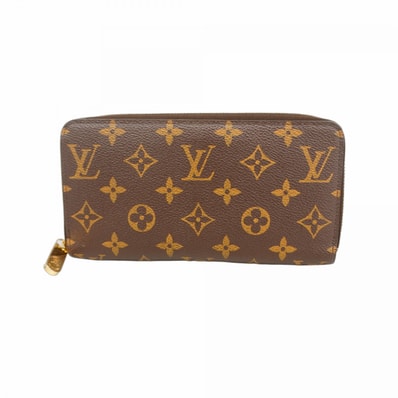 【6ce6251-k】ルイヴィトン 長財布 モノグラム ジッピーウォレット M60017 ブラウン【中古】メンズ レディース ユニセックス