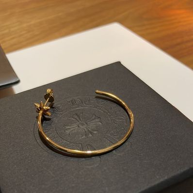 Chrome Hearts 22K Star Hoop Earring