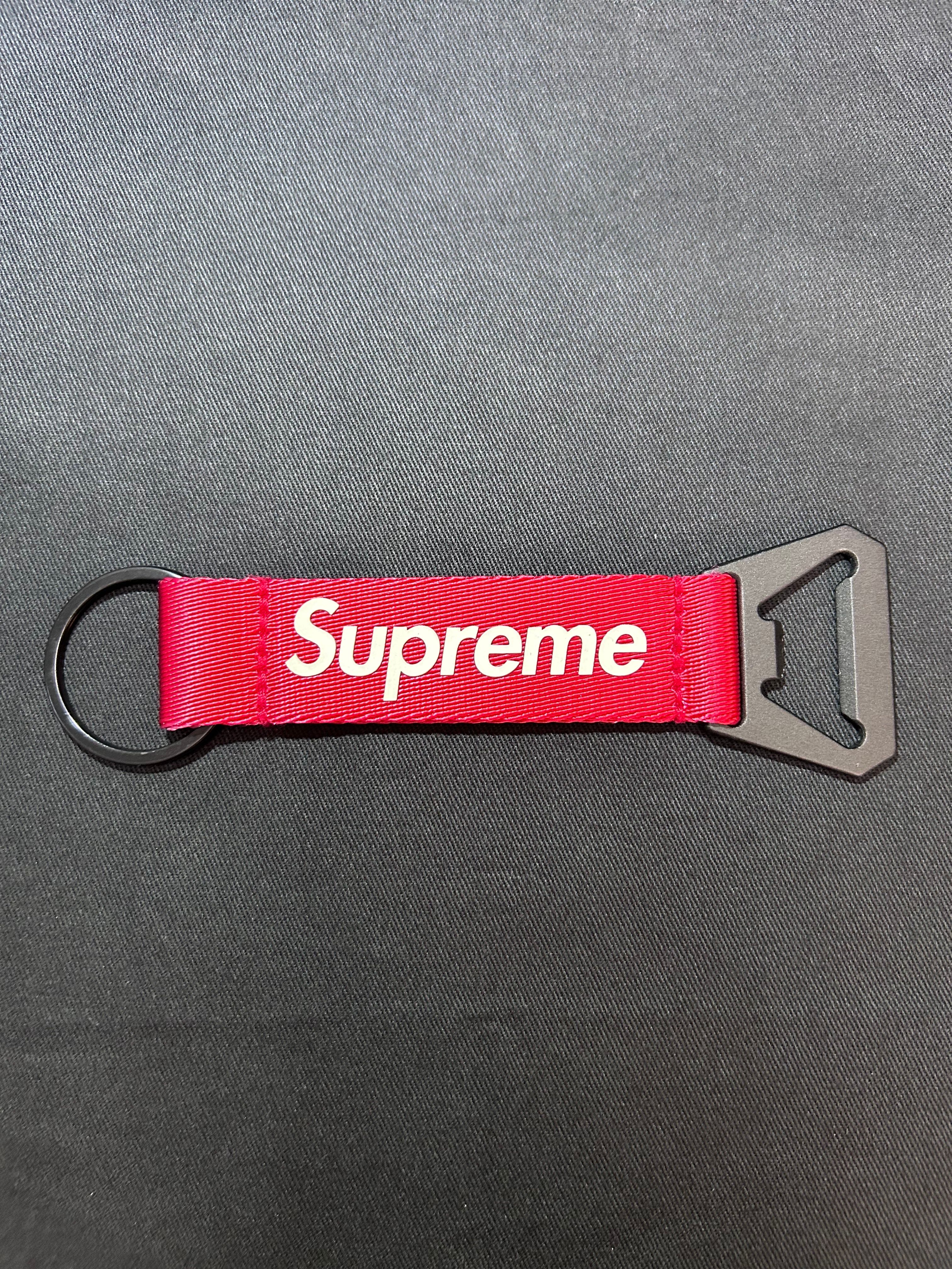 Supreme Bottle Opener Webbing Keychain 