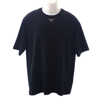 PRADA Cotton T-Shirt "Black"