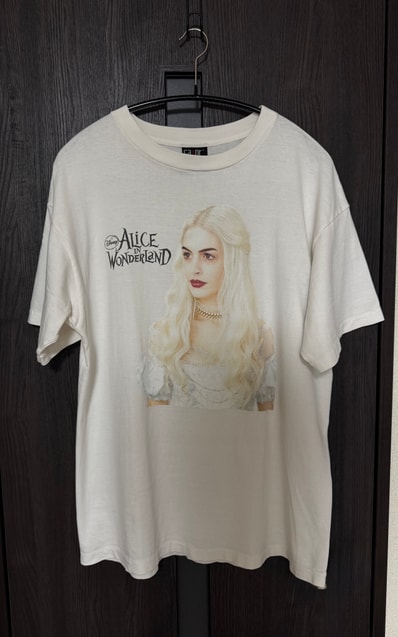 © SAINT Mxxxxxx x Disney Alice In Wonderland QN Short Sleeve T-shirt "White"