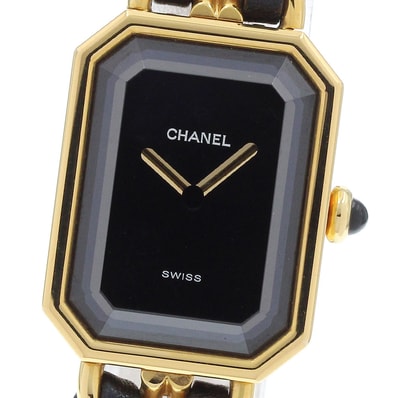 シャネル プルミエールM H0001 クォーツ レディース 【中古】