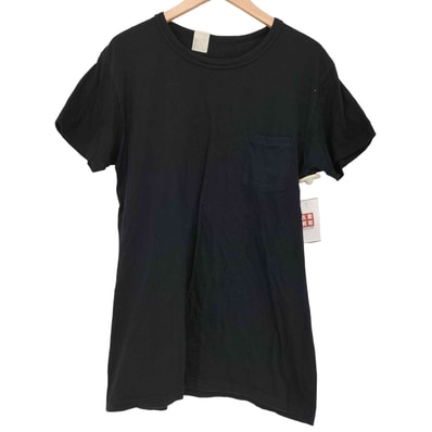 クルーネック ポケット バックステッチ ショートスリーブ カットソー【1141774283707】