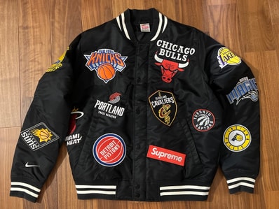Supreme / Nike®/NBA Teams Warm-Up Jacket "Black"
