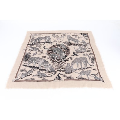 ■美品 エルメスカレ 90 Tendresse Feline 野生の優しさ