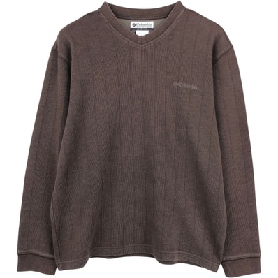古着 コロンビア Columbia Vネック ロングTシャツ ロンT メンズM相当/eaa684619